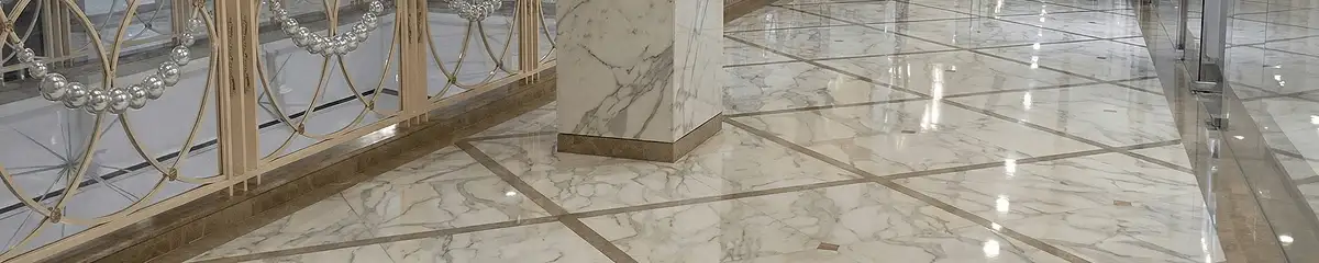 Beautiful marble floor professionally installed in Ann Arbor, MI