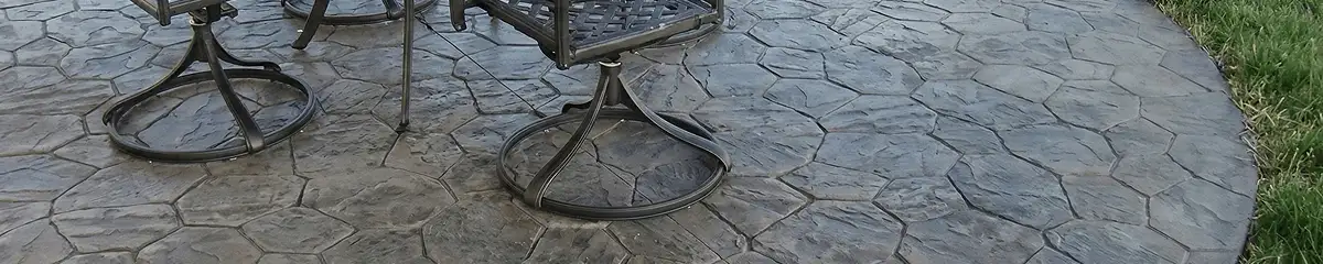 Garden relaxation area with professionally installed stone flooring in Ann Arbor MI